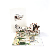 Wedding Horse Carriage Greeting Card