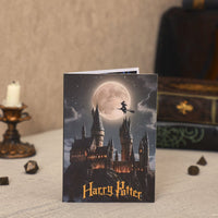 Magic Castle Moonlit Night Greeting Card