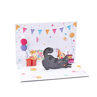 One-Fifth Cat Birthday Greeting Card