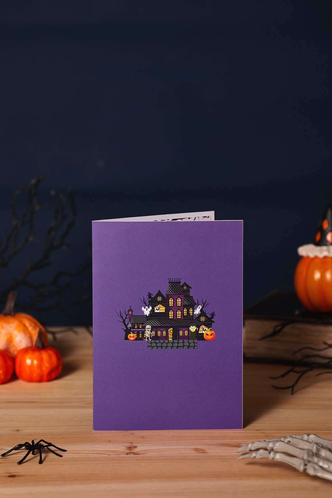 Wearable Haunted House Greeting Card