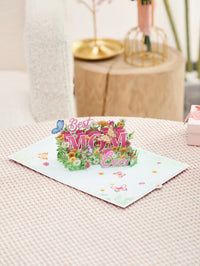 Best Mom Ever Butterfly Greeting Card