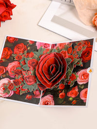 Rose 3D Pop Up Card