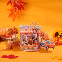 Autumn Garden 3D Pop Up Card