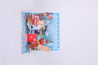 World Travel Souvenir 3D Pop Up Card