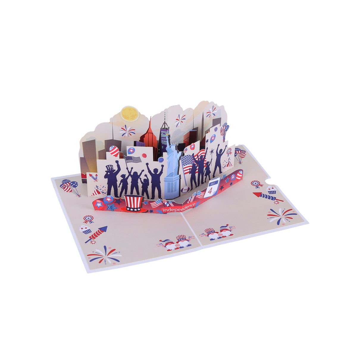 Independence Day 3D Pop Up Card