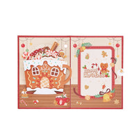 Gingerbread House Cup 3D Pop Up Card