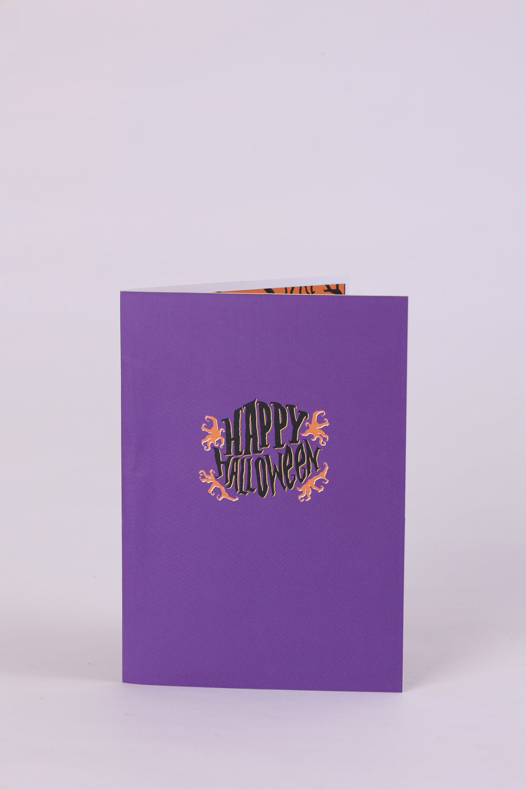 Halloween Spinning Cat 3D Pop Up Card