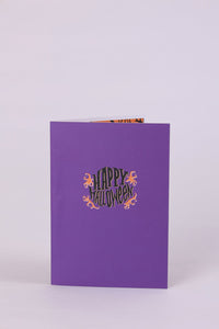 Halloween Spinning Cat 3D Pop Up Card