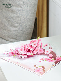 Cherry Blossom Tree 3D Pop Up Card