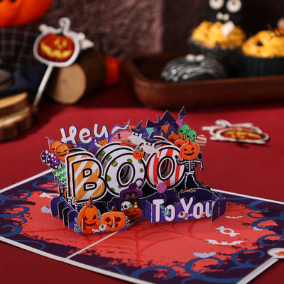 Halloween Boo To You 3D Pop Up Card