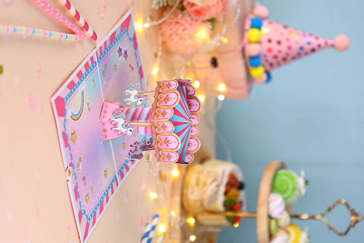Carousel Birthday Greeting Card