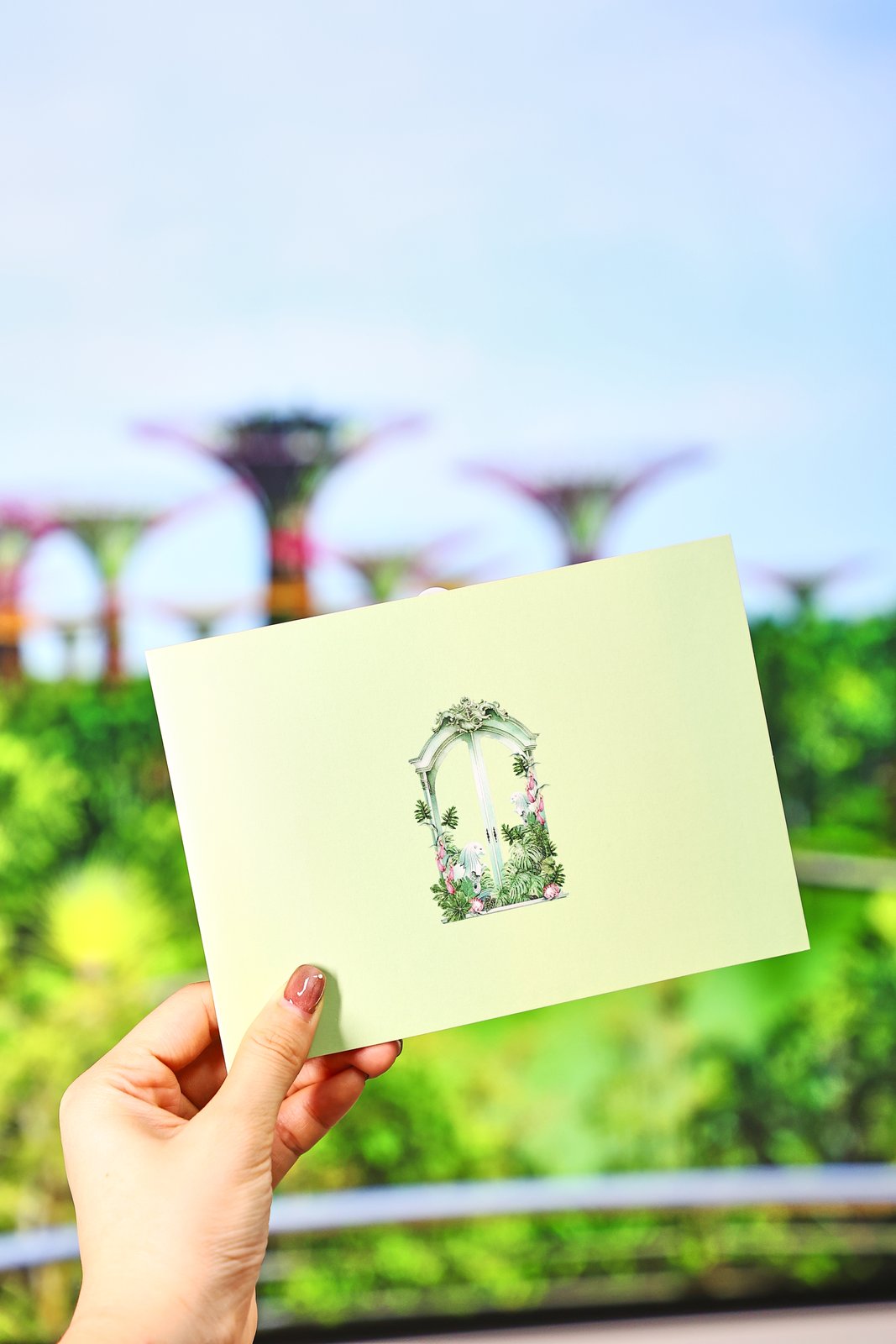 Gardens By The Bay 3D Pop Up Card