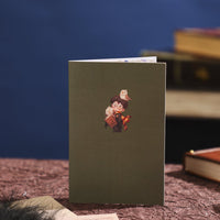 Dark Green Clown Flip Pop Up Card