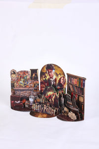Vintage Fireplace Flip Pop Up Card