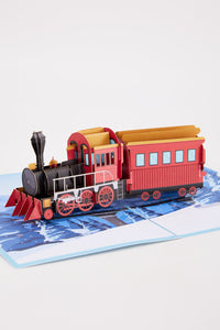 Steam Train Pop Up Card