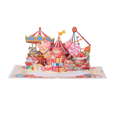 Happy Birthday 180° 3D Pop Up Card