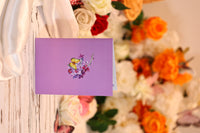 Purple Orchid Greeting Card
