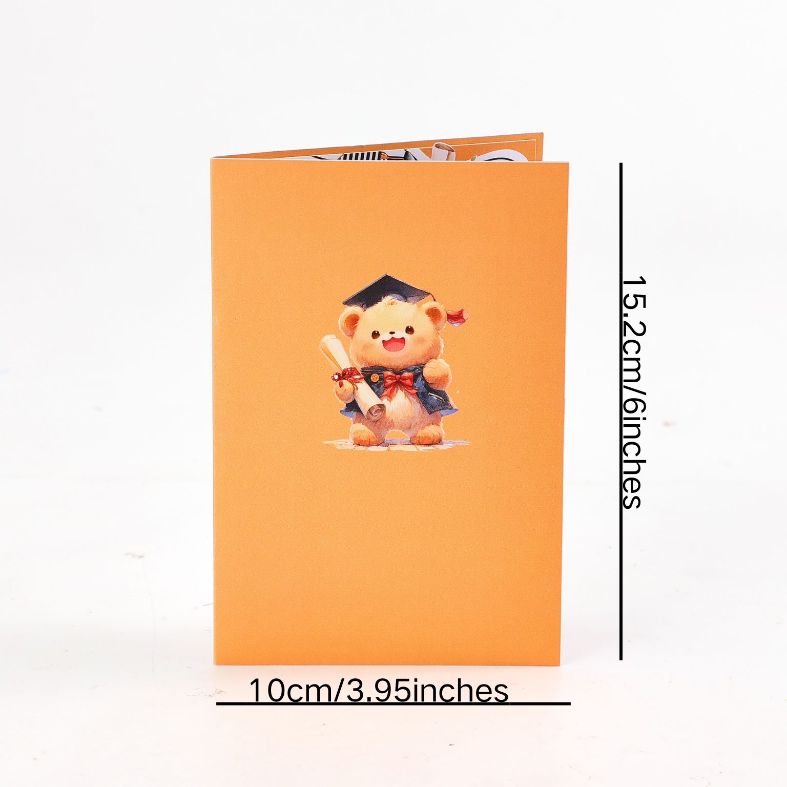 Graduation Bear 3D Pop Up Greeting Card