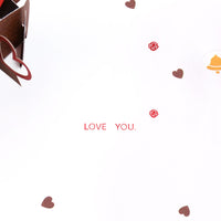 Wooden Heart 3D Pop Up Card