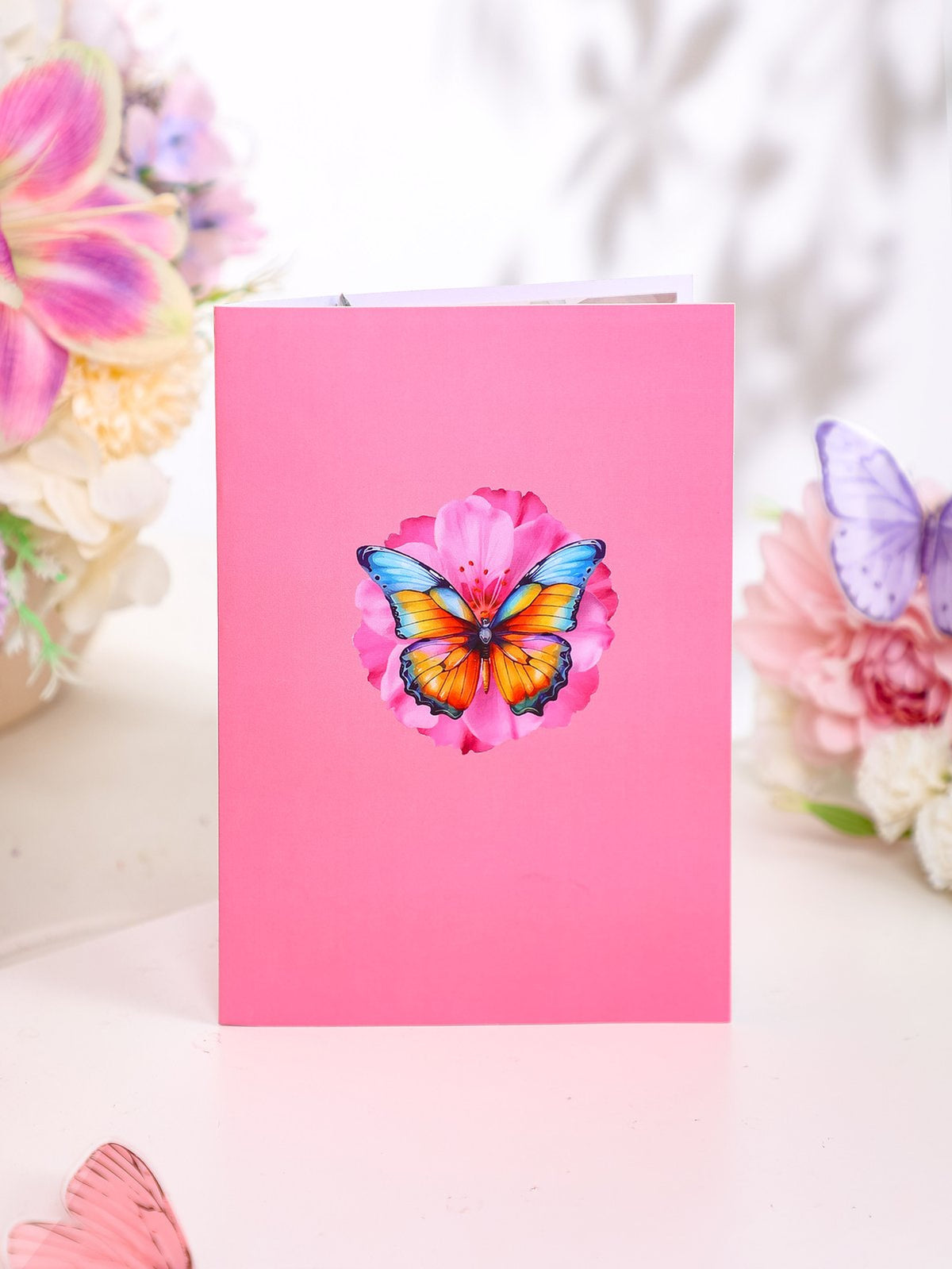 Hibiscus Butterfly Greeting Card
