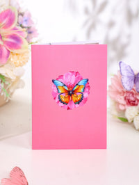Hibiscus Butterfly Greeting Card