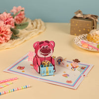 Strawberry Bear Greeting Card