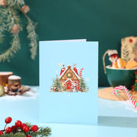 Gingerbread House 3D Pop Up Card