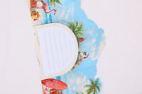 Flamingo Beach 3D Pop Up Card