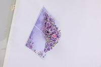 Purple Rose Branch 3D Pop Up Card
