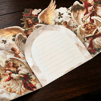 Angel Jesus Christmas Double Door Card