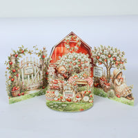 Apple Garden Double Door Card