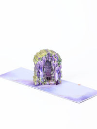 Wisteria Window Greeting Card
