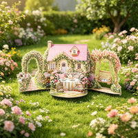 Garden Double Door 3D Pop Up Card