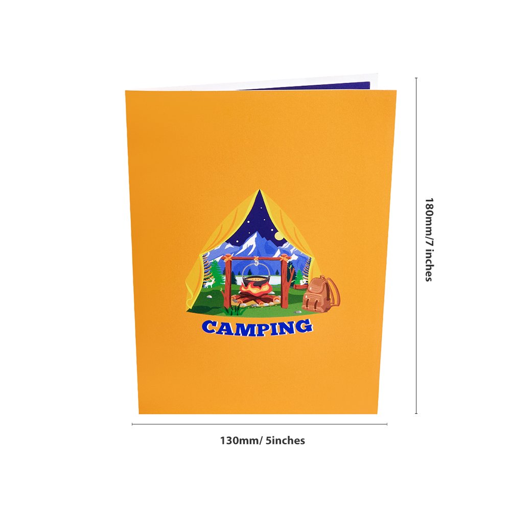 Camping 3D Pop Up Card