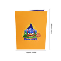 Camping 3D Pop Up Card
