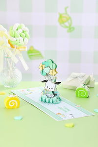 Pochacco Birthday Balloon Greeting Card