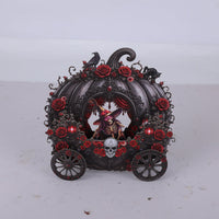 Halloween Horse Carriage Greeting Card