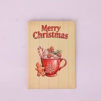 Gingerbread Man Hot Cocoa Greeting Card