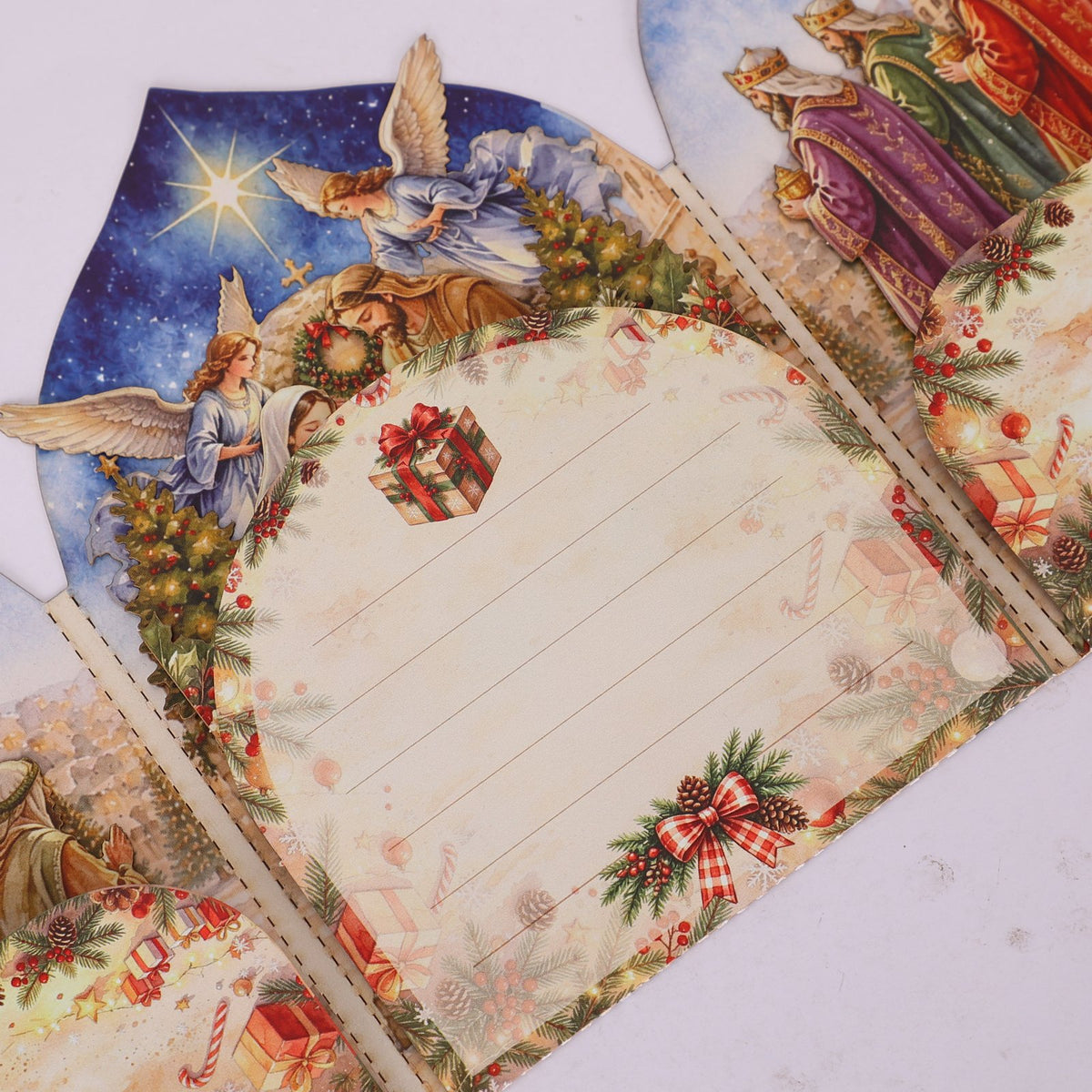 Christmas Jesus Double Door Pop Up Card