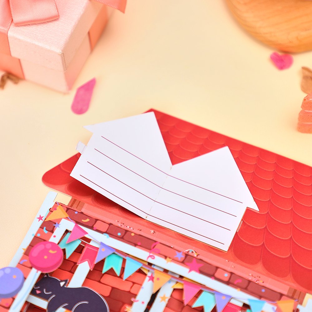 Beloved Pet Birthday Party 3D Pop Up Card