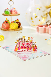 Kitten Party Birthday Greeting Card