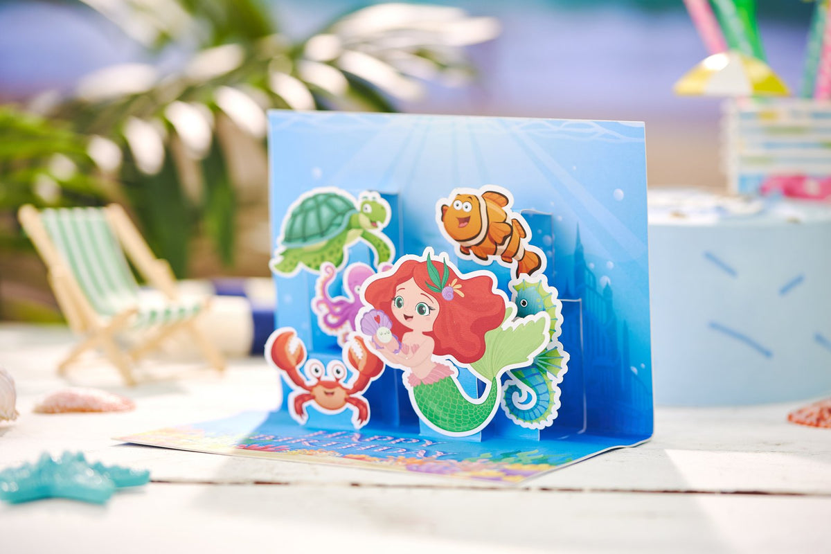 Mermaid Birthday Greeting Card