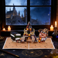 Wizard Hat Flip Pop Up Card
