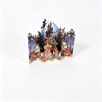 Halloween Haunted House Ornament Greeting Card