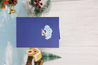 Paper-Cut Christmas Tree Flip Pop Up Card