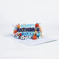 Happy Father's Day Pop-Up Card （Sports）