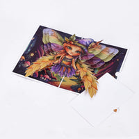 Angel Birthday Greeting Card Fairy