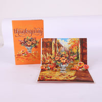 Autumn Thanksgiving 90° Greeting Card