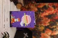 Halloween Ghost Sheet Cat Dog Box 3D Pop Up Card