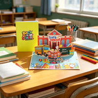 Back To School 3D Pop Up Card